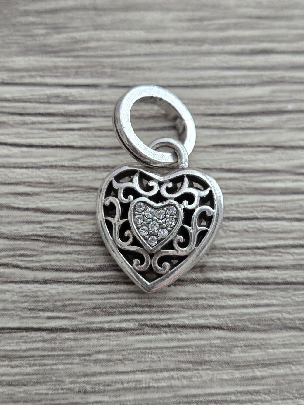 Brighton "Reno" Heart Charm - Picture 1 of 2